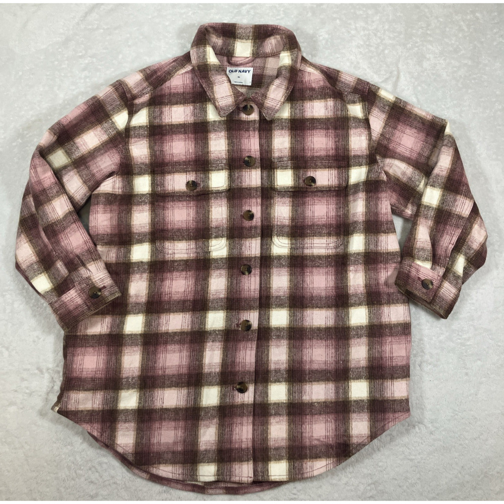 Shacket Jacket Wool Blend Plaid Pink Gorpcore Hiking Camping Outdoors Womens XL
